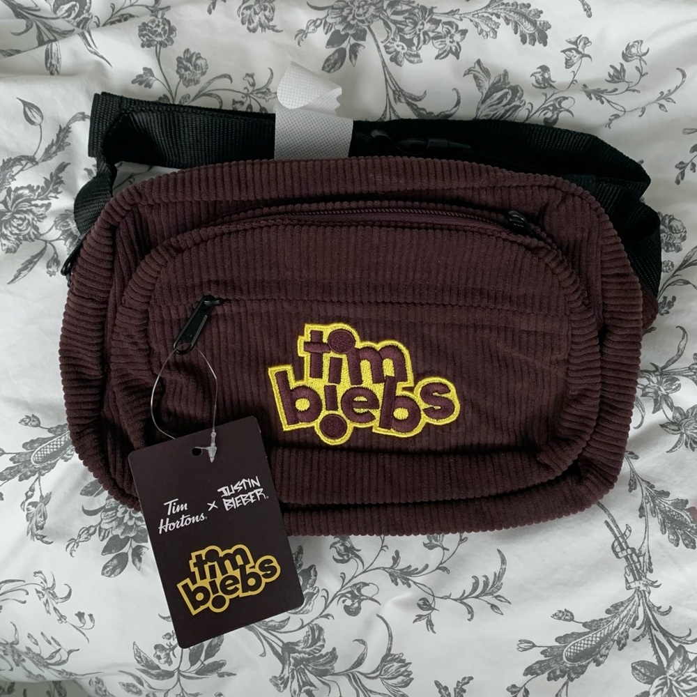 Tim’s x Justin Bieber Brown Corduroy Belt Bag